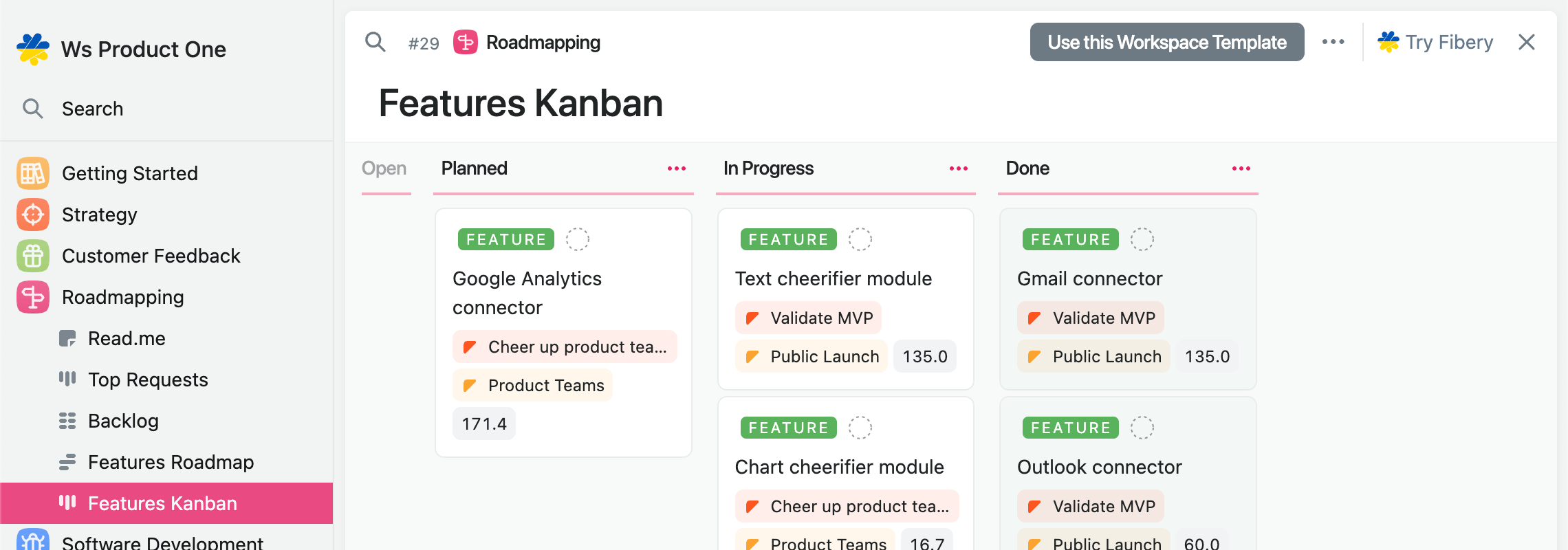 Fibery Workspace Preview